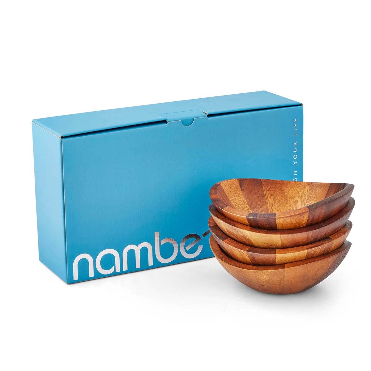 Nambé Braid Set of 4 Salad Bowls