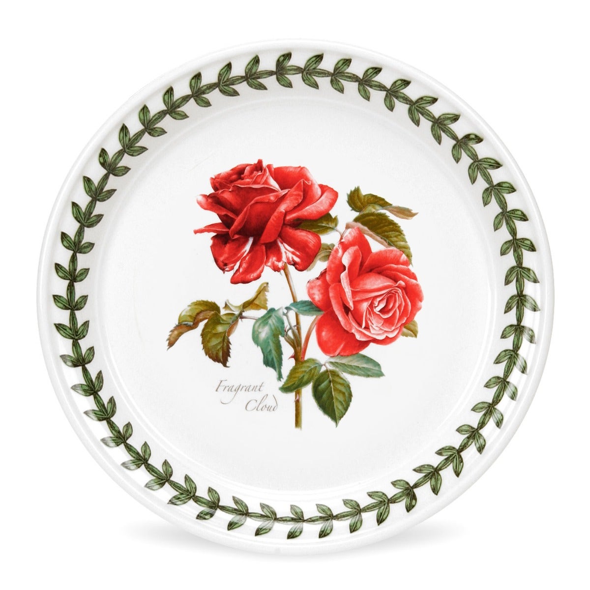 Seconds Portmeirion Botanic Roses Set Of 6 15cm Bread Plate (Drum Shape) - No Guarantee Of Flower Design