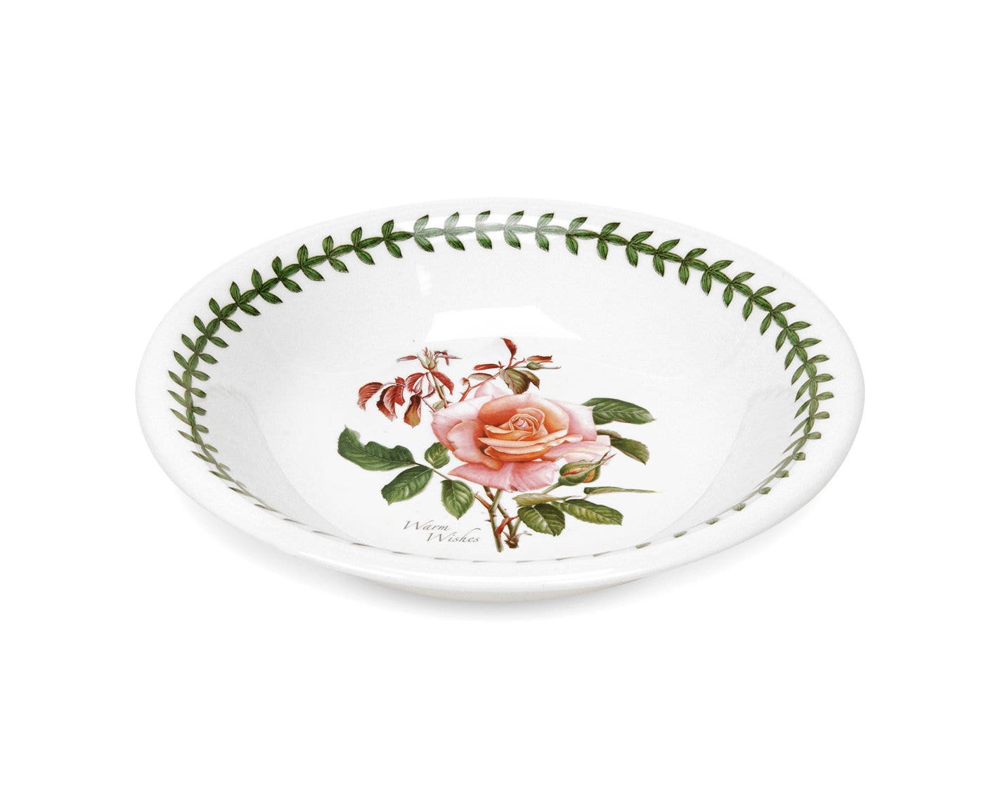 Seconds Portmeirion Botanic Roses Set of 6 7 inch Bowl - Warm Wishes 
