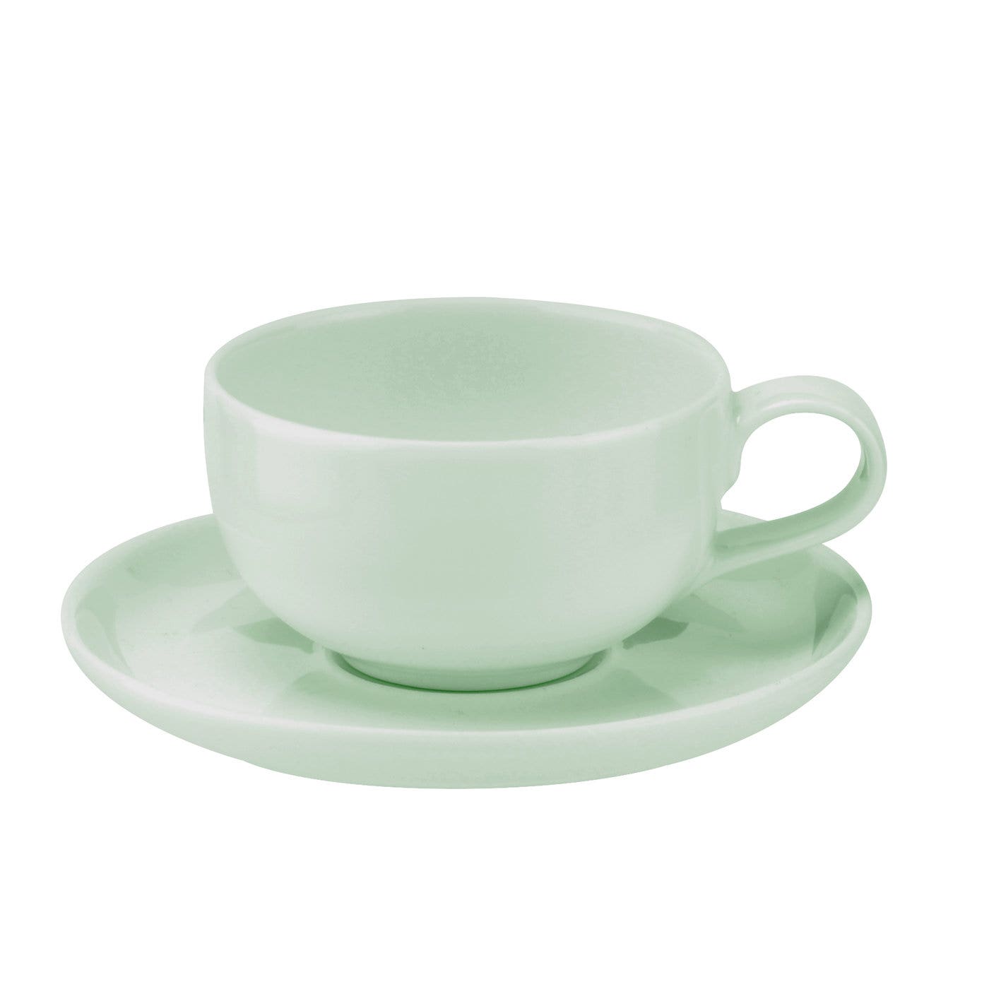 Portmeirion Choices Green 3.6fl oz Cup and Saucer Set of 2