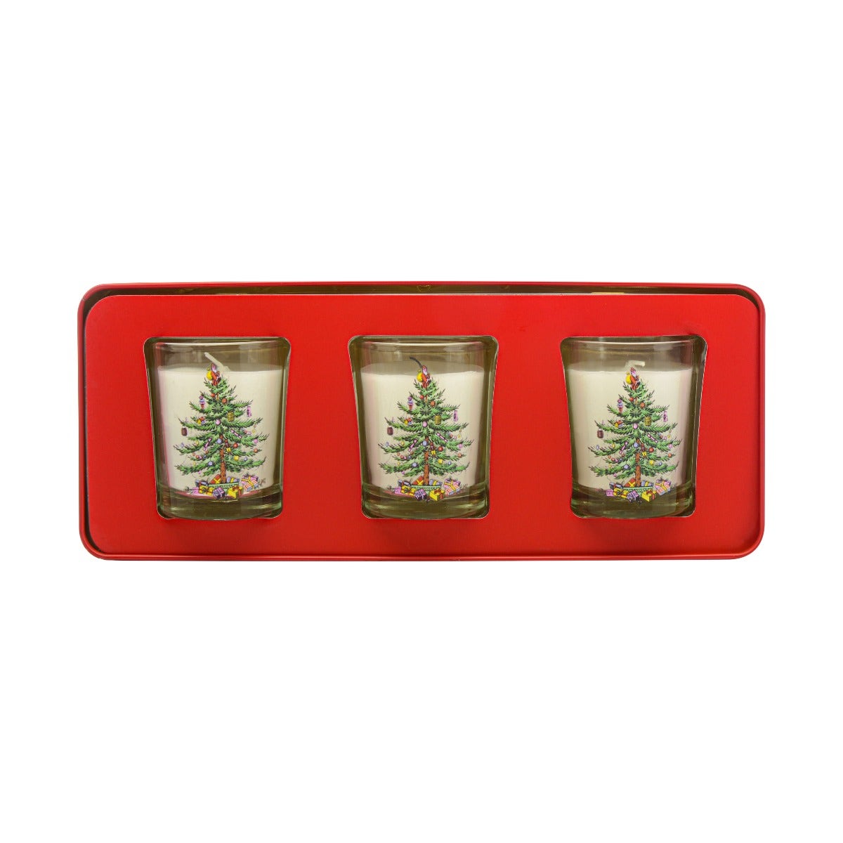 Christmas Tree Votive Candle Set