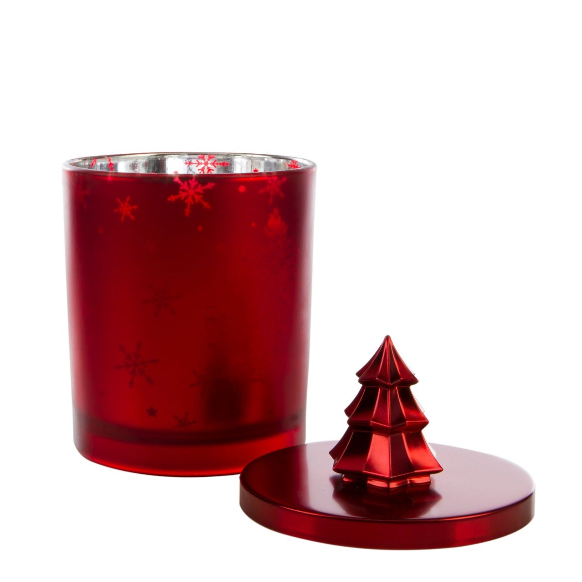 Christmas Tree Candle In Musical Tin