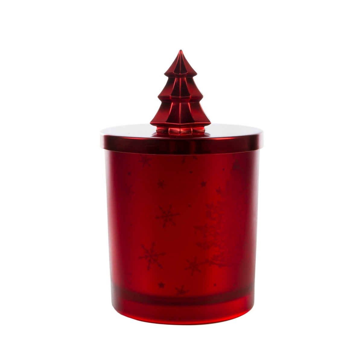 Christmas Tree Candle In Musical Tin