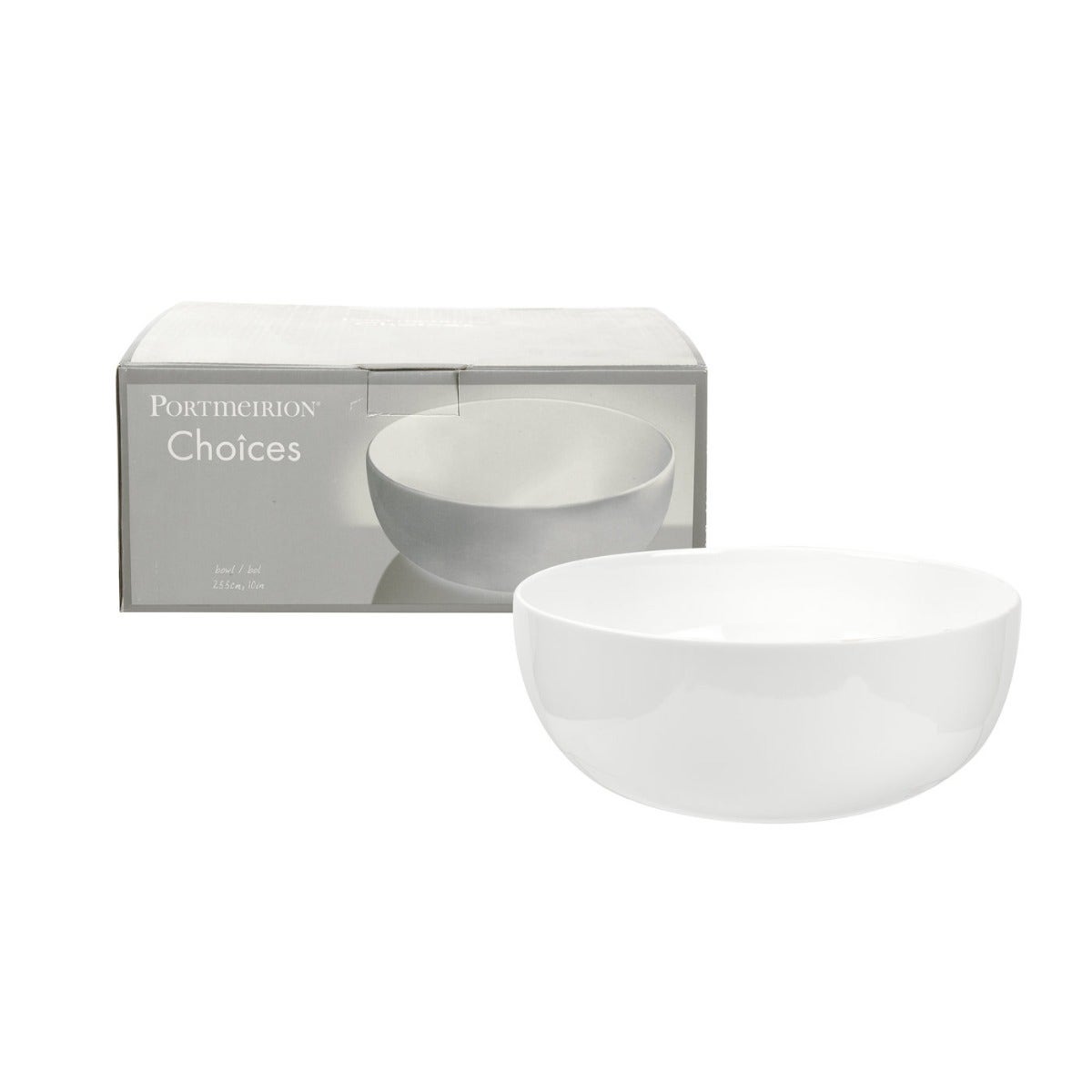 Portmeirion Choices White 10 Inch Bowl