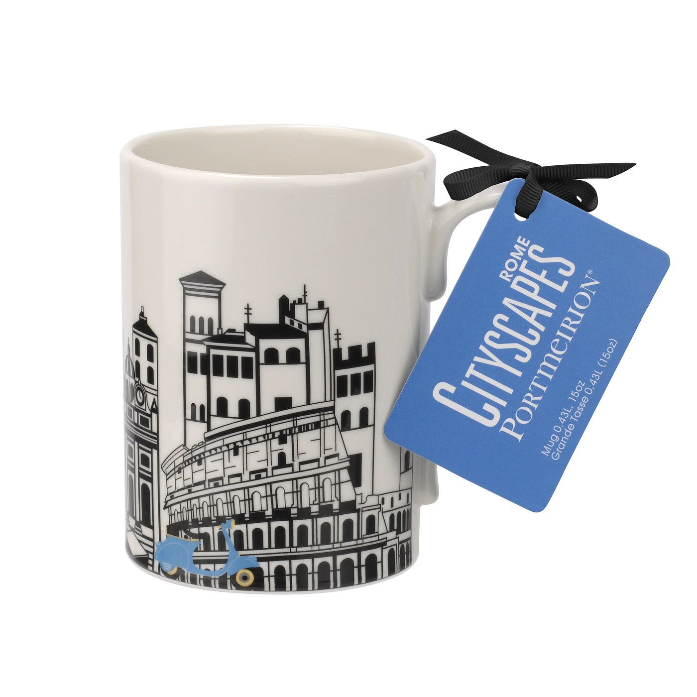 Portmeirion Cityscapes 15oz Mug Set of 4 - Rome