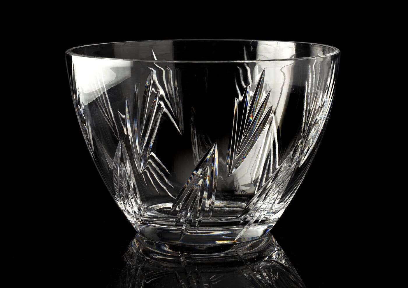 Royal Worcester Lead Crystal Cleobury 20cm Bowl