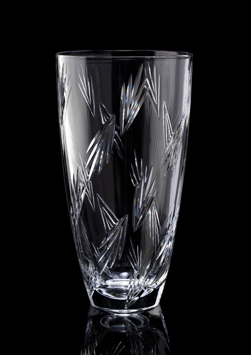 Royal Worcester Lead Crystal Cleobury 30cm Vase