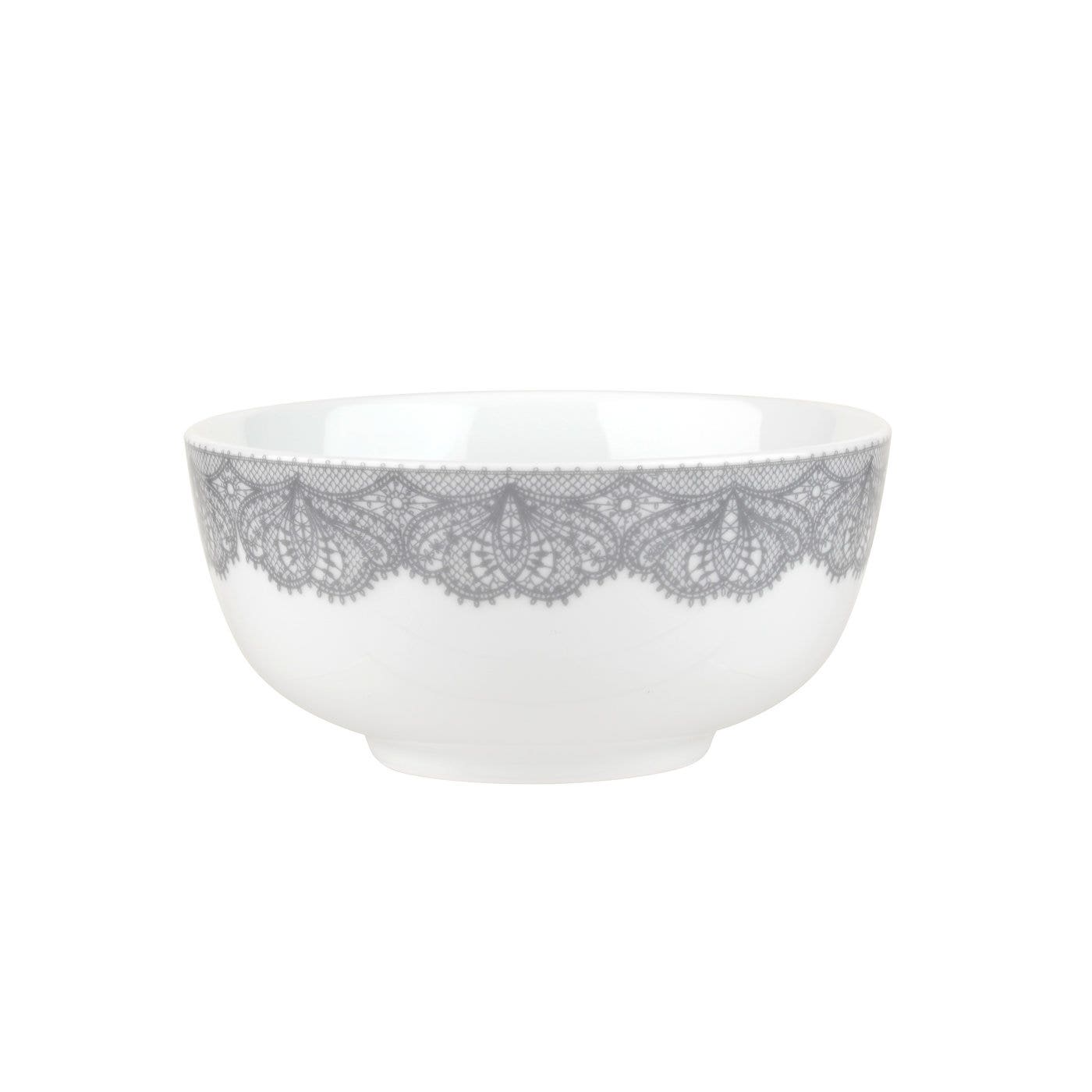 Catherine Lansfield for Portmeirion Studio Glamour Lace Cereal Bowls Set of 4