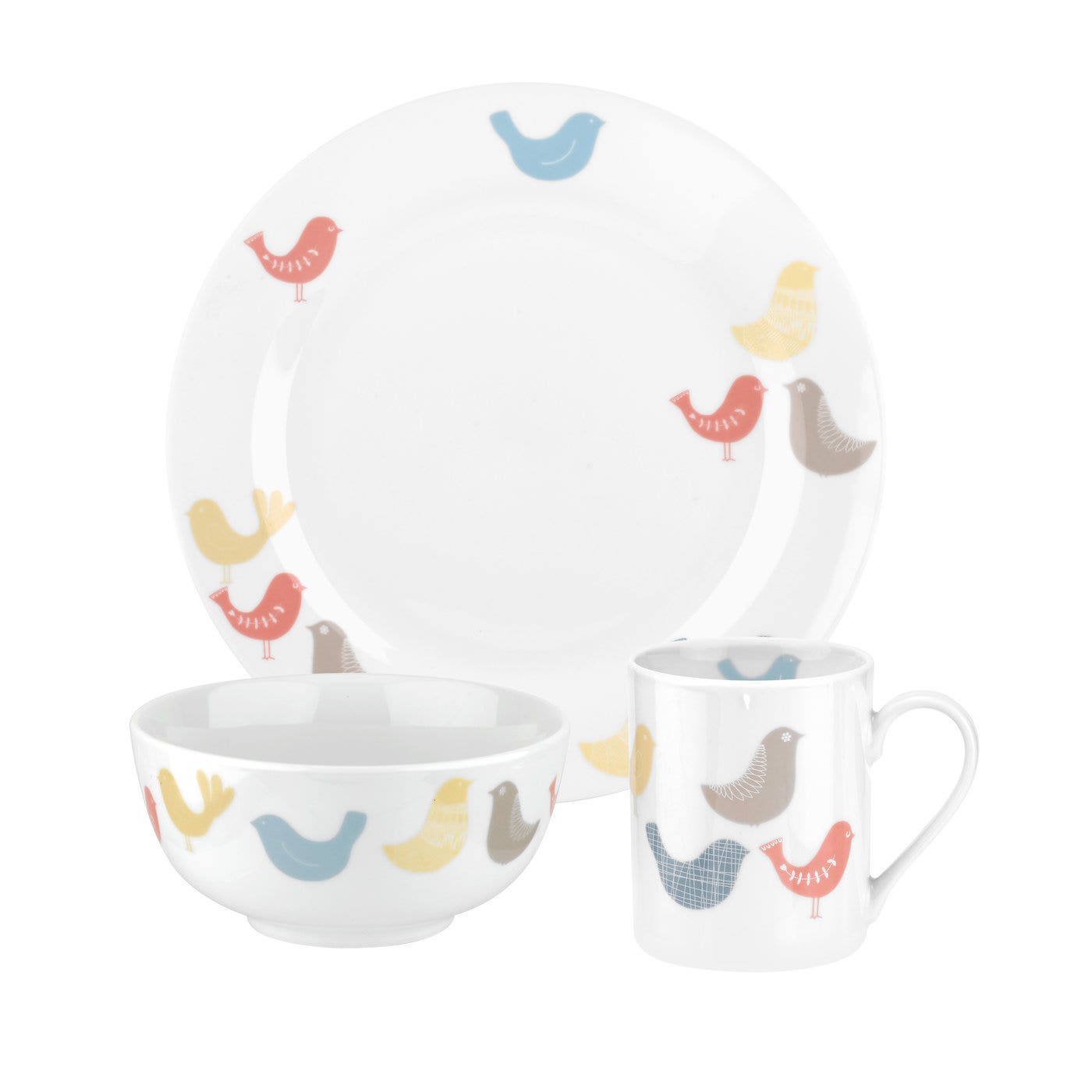 Catherine Lansfield for Portmeirion Studio Scandi Birds 6 Piece Set