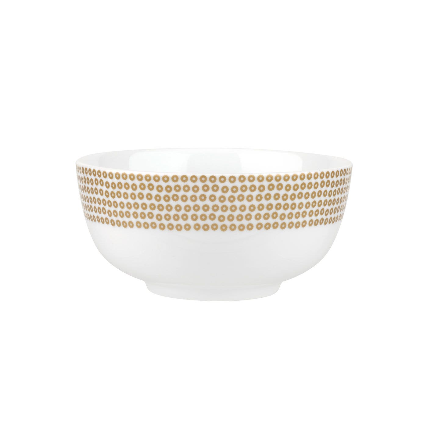 Catherine Lansfield for Portmeirion Studio Glamour Sequin (Gold) Cereal Bowls Set of 4