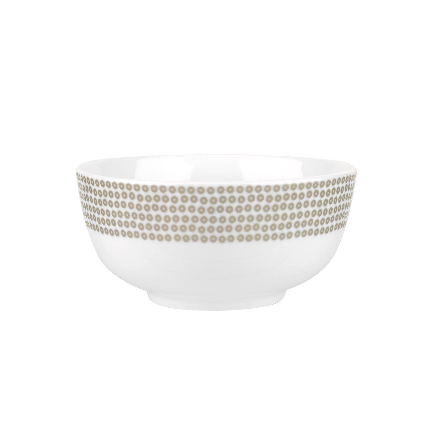 Catherine Lansfield for Portmeirion Studio Glamour Sequin (Silver) Cereal Bowls Set of 4