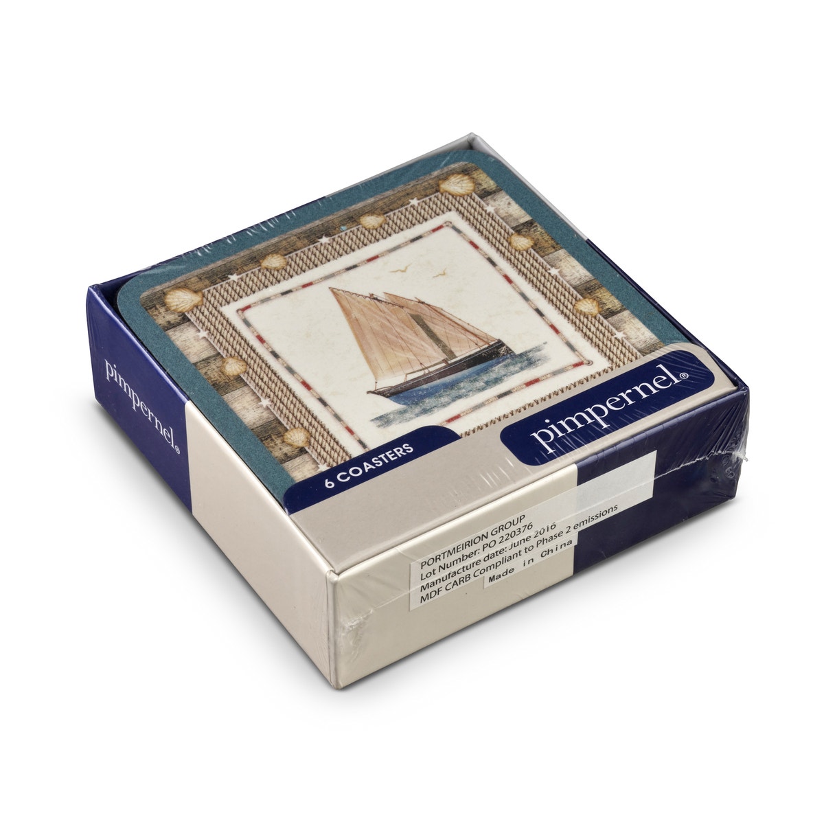 Pimpernel Coastal Breeze Coaster Set of 6