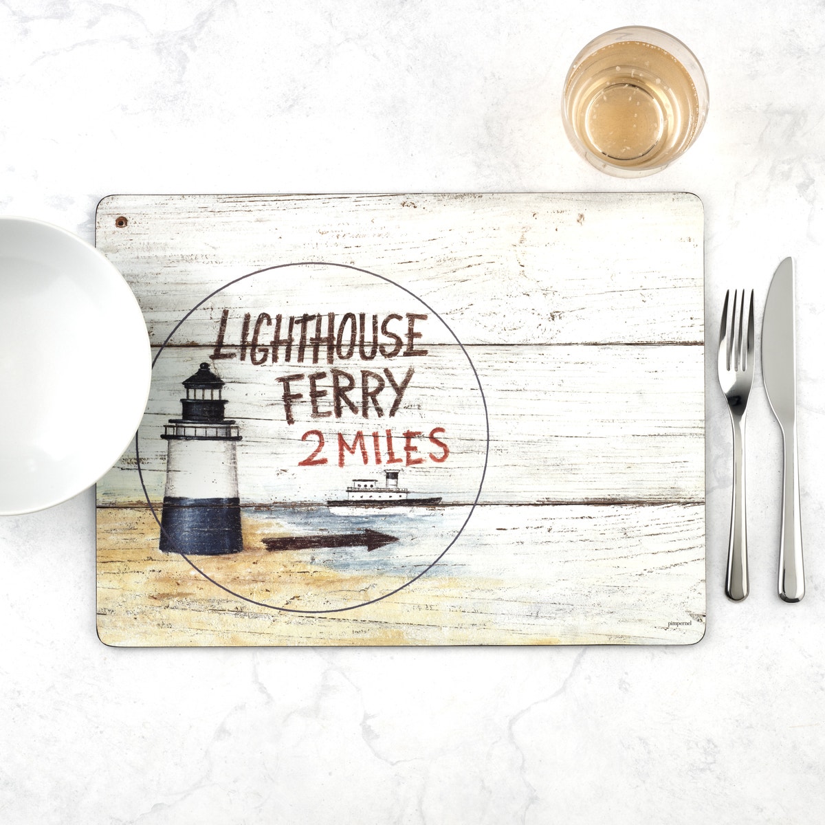 Pimpernel Coastal Signs Placemat Set of 4