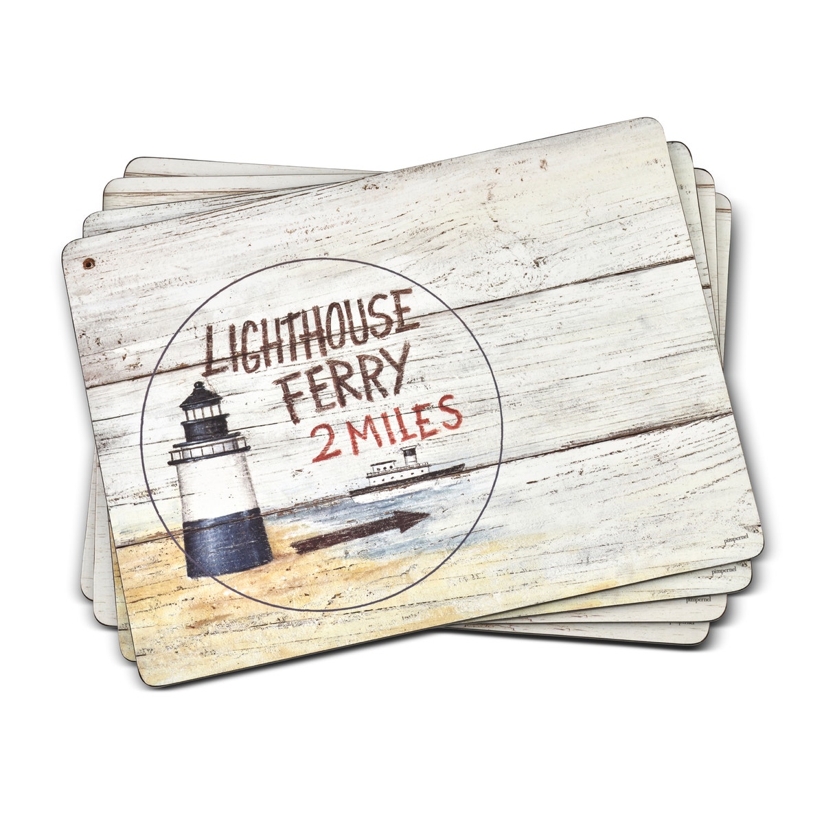 Pimpernel Coastal Signs Placemat Set of 4