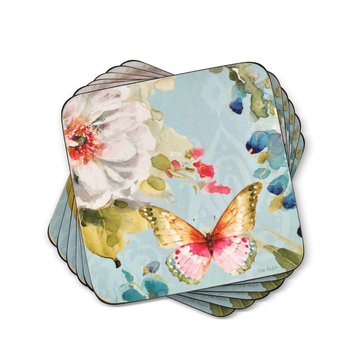 Pimpernel Colorful Breeze Coasters Set of 6 (S)