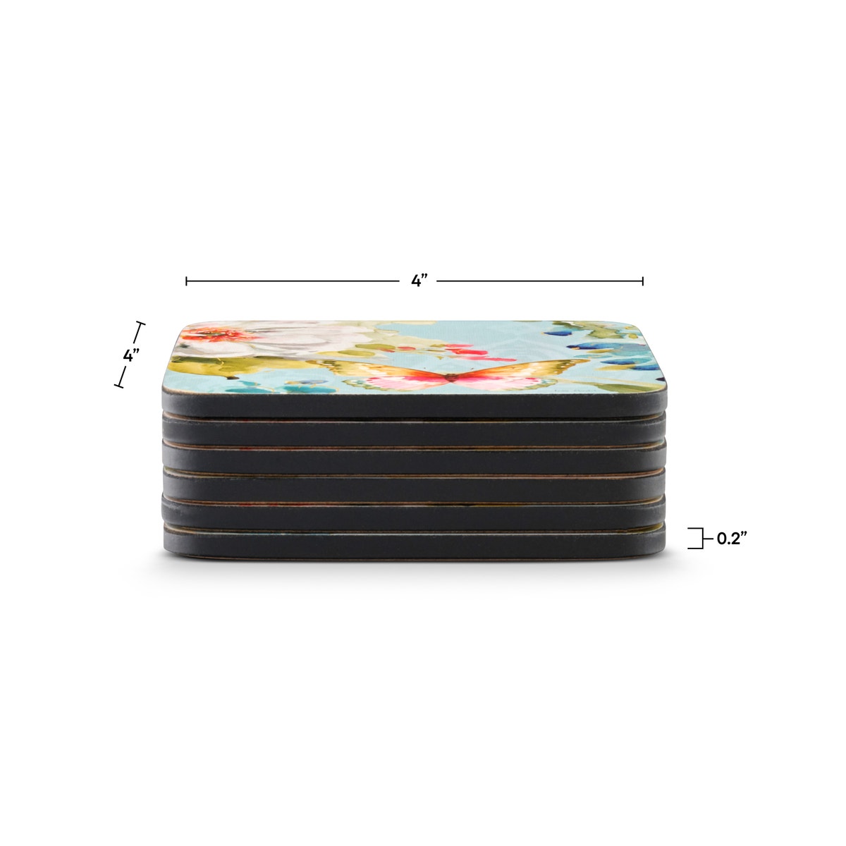 Pimpernel Colorful Breeze Coasters Set of 6 (S)