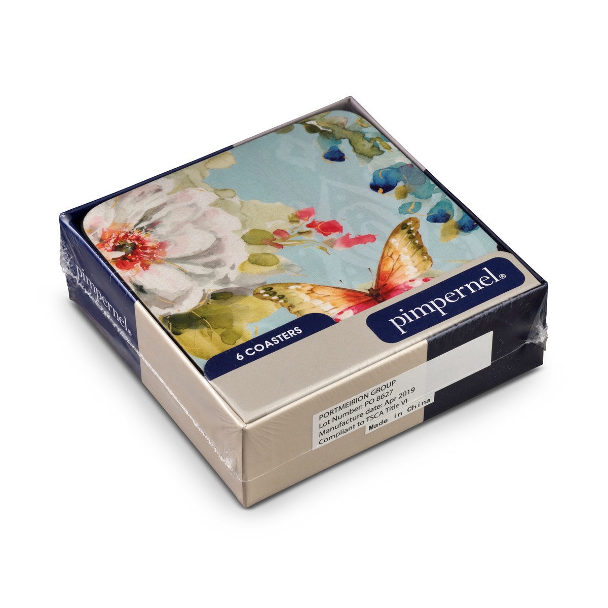 Pimpernel Colorful Breeze Coasters Set of 6 (S)