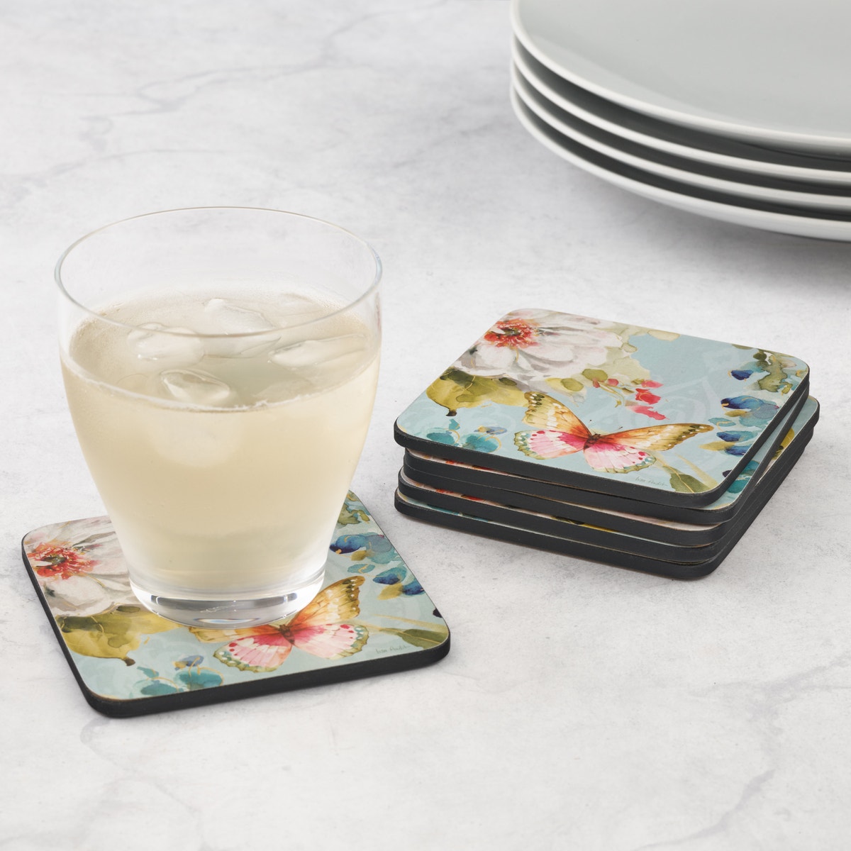 Pimpernel Colorful Breeze Coasters Set of 6 (S)