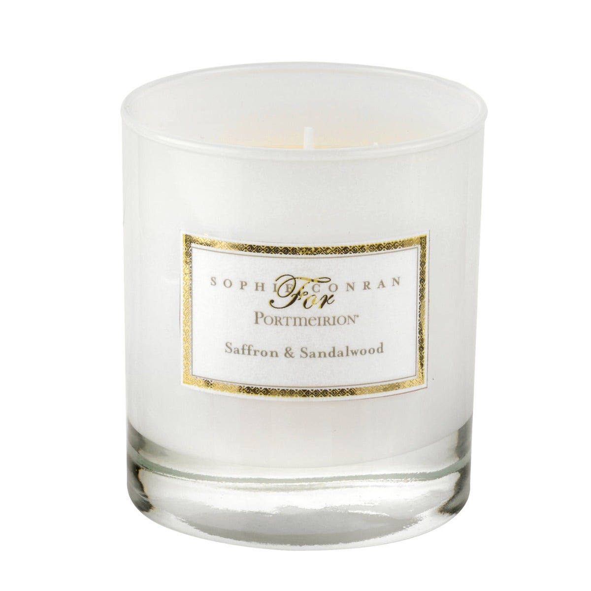 Sophie Conran for Portmeirion Glass Candle - Saffron & Sandalwood