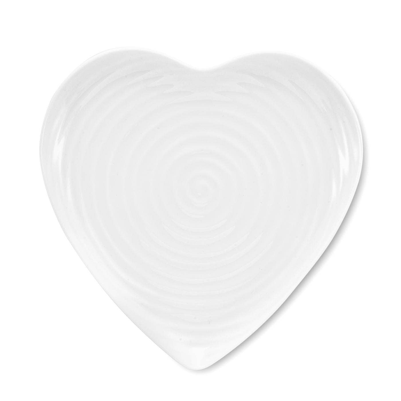 Sophie Conran for Portmeirion White Medium Heart Plate