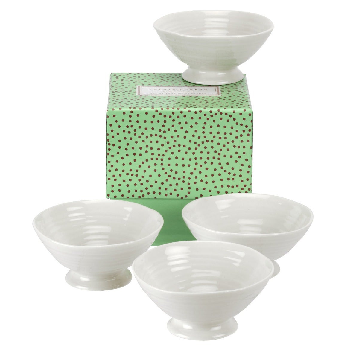 Sophie Conran for Portmeirion White Mini Dishes set of 4