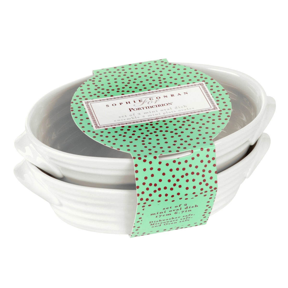 Portmeirion Sophie Conran Mini Oval Dish Set of 2