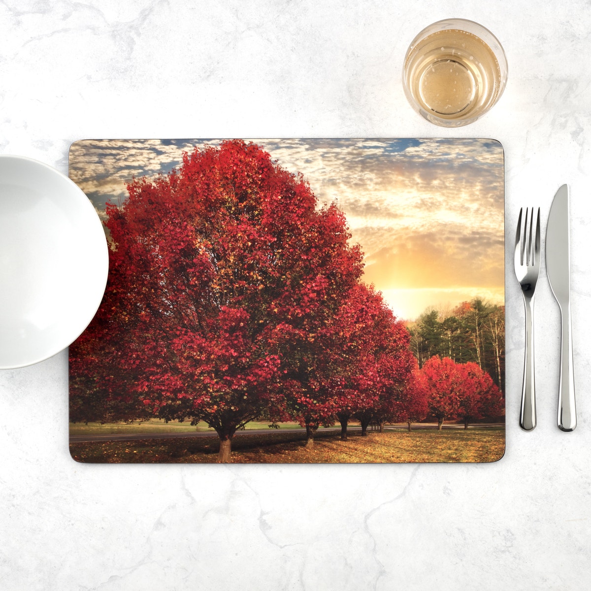 Pimpernel Crimson Trees Placemat Set of 4