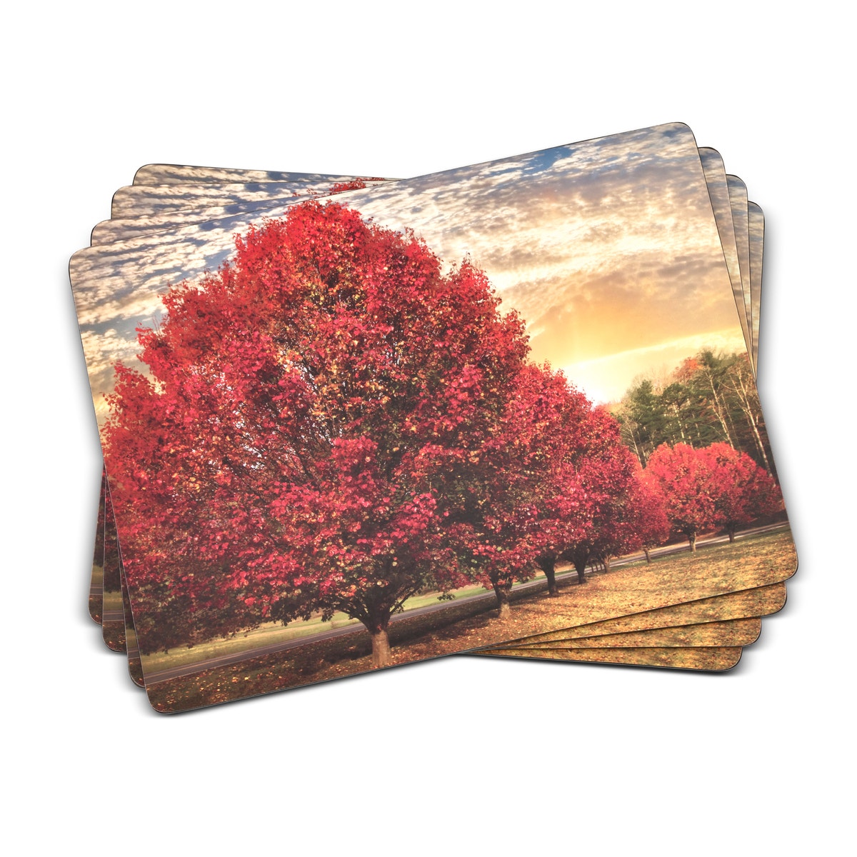 Pimpernel Crimson Trees Placemat Set of 4