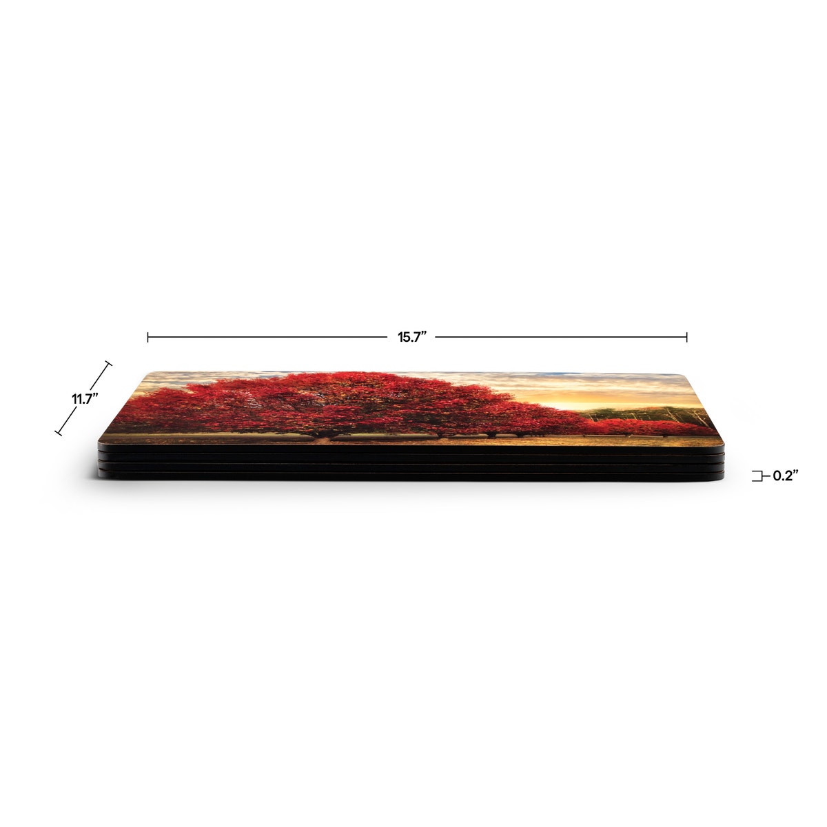 Pimpernel Crimson Trees Placemat Set of 4
