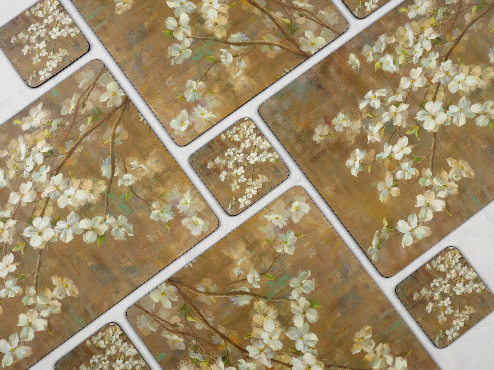 Pimpernel Dogwood In Spring 6 Coasters
