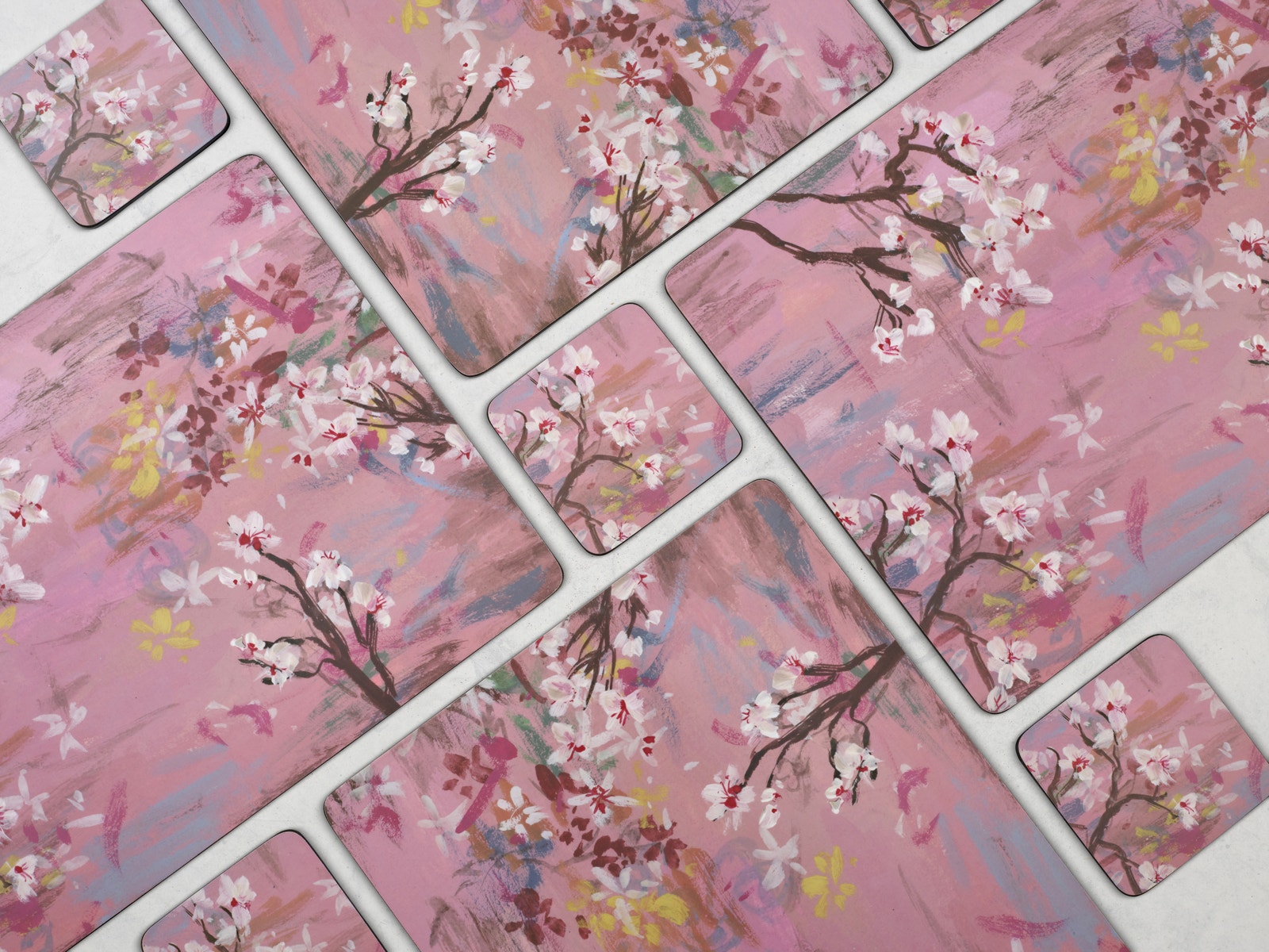 Pimpernel Emerging I Coasters set of 6 