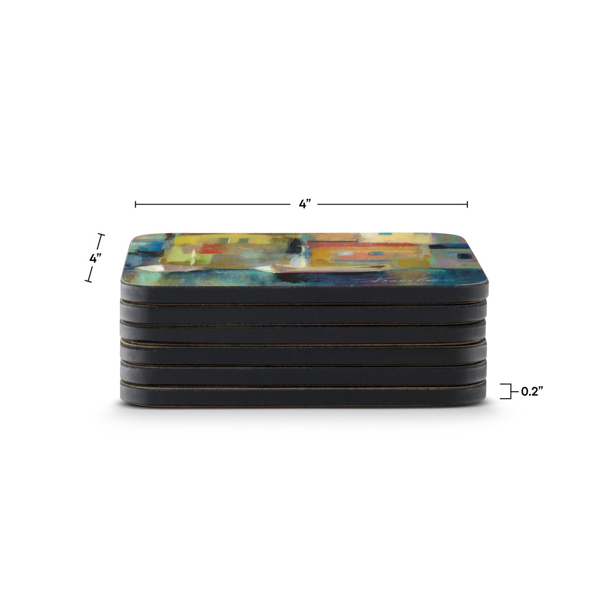 Pimpernel Evening Port Coasters Set of 6