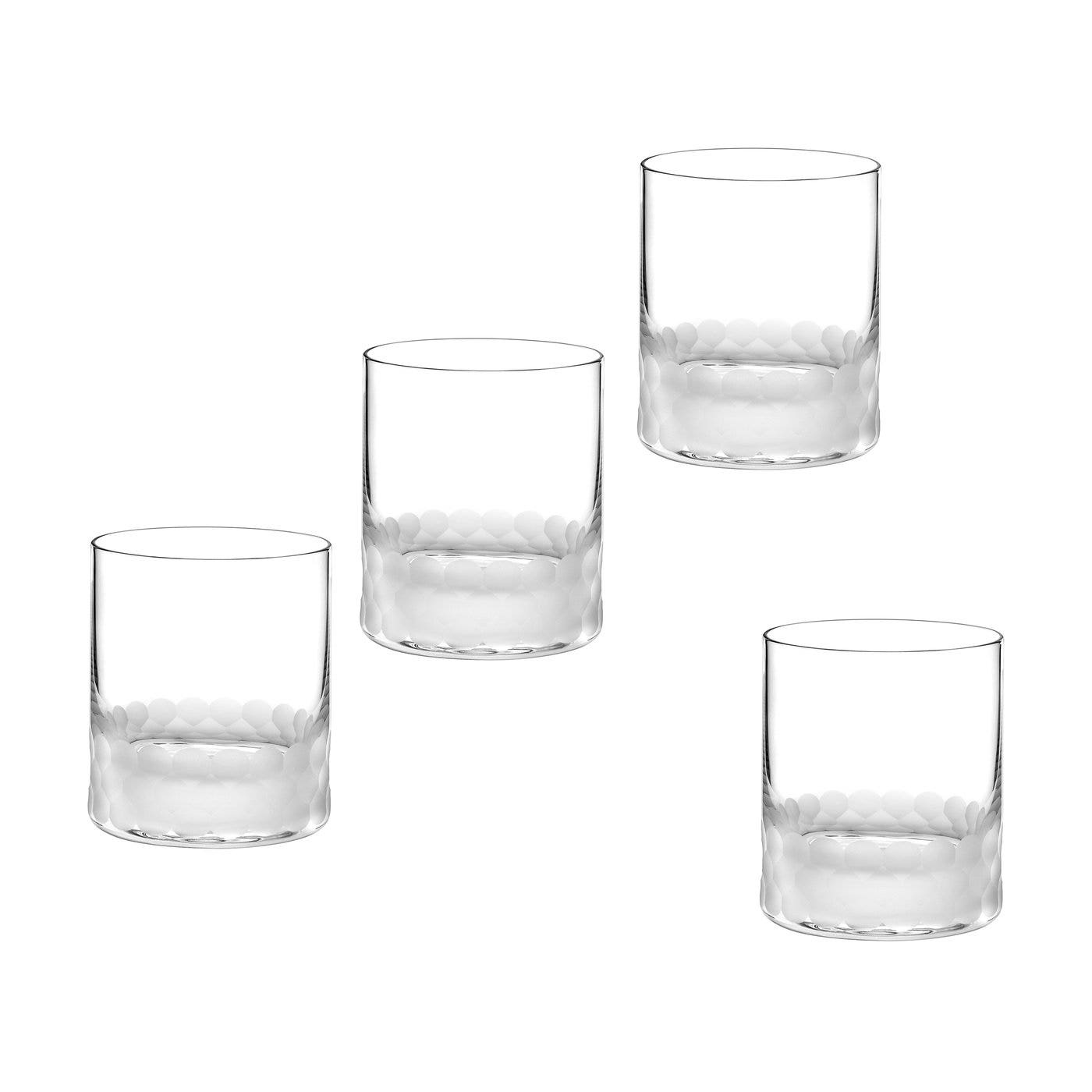 Portmeirion Droplet Tumbler Glass Set Of 4