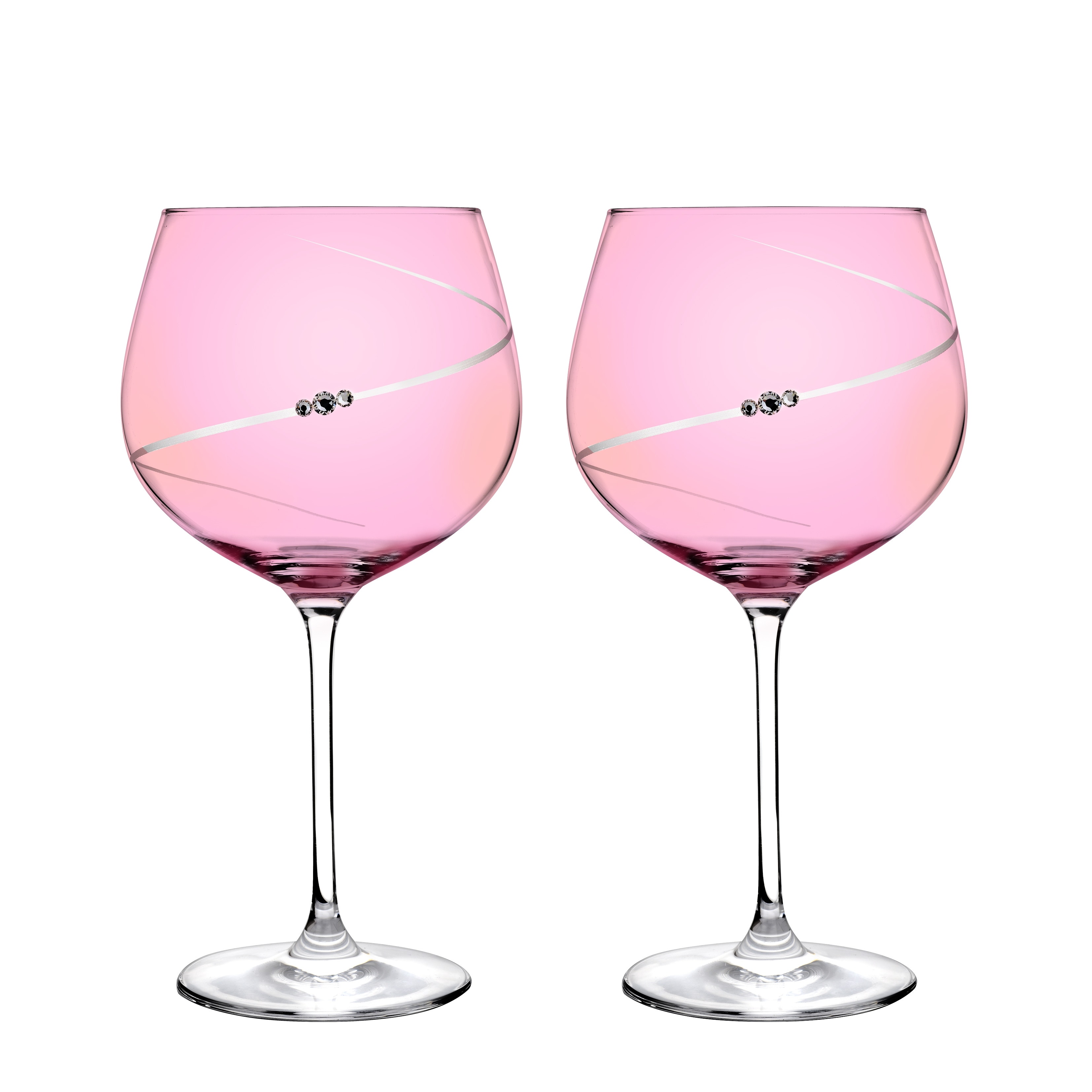 Portmeirion Auris Pink Gin Glass Set of 2