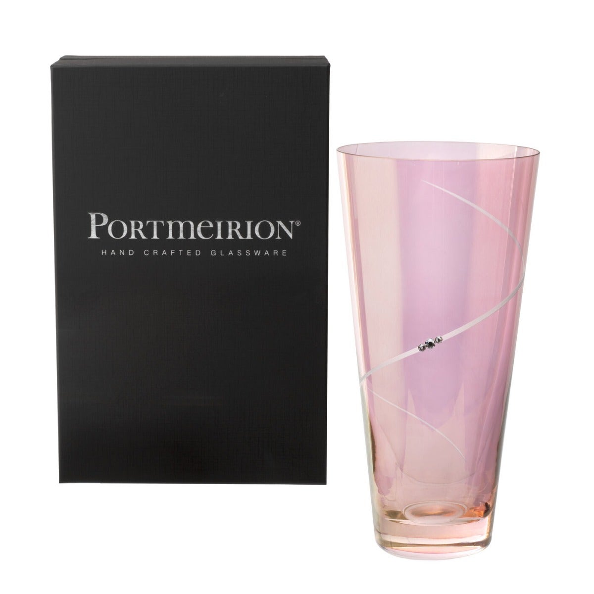 Portmeirion Auris Pink Conical Vase