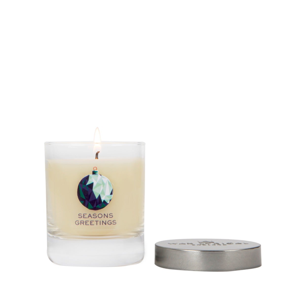 Seasons Greetings Medium Candle
