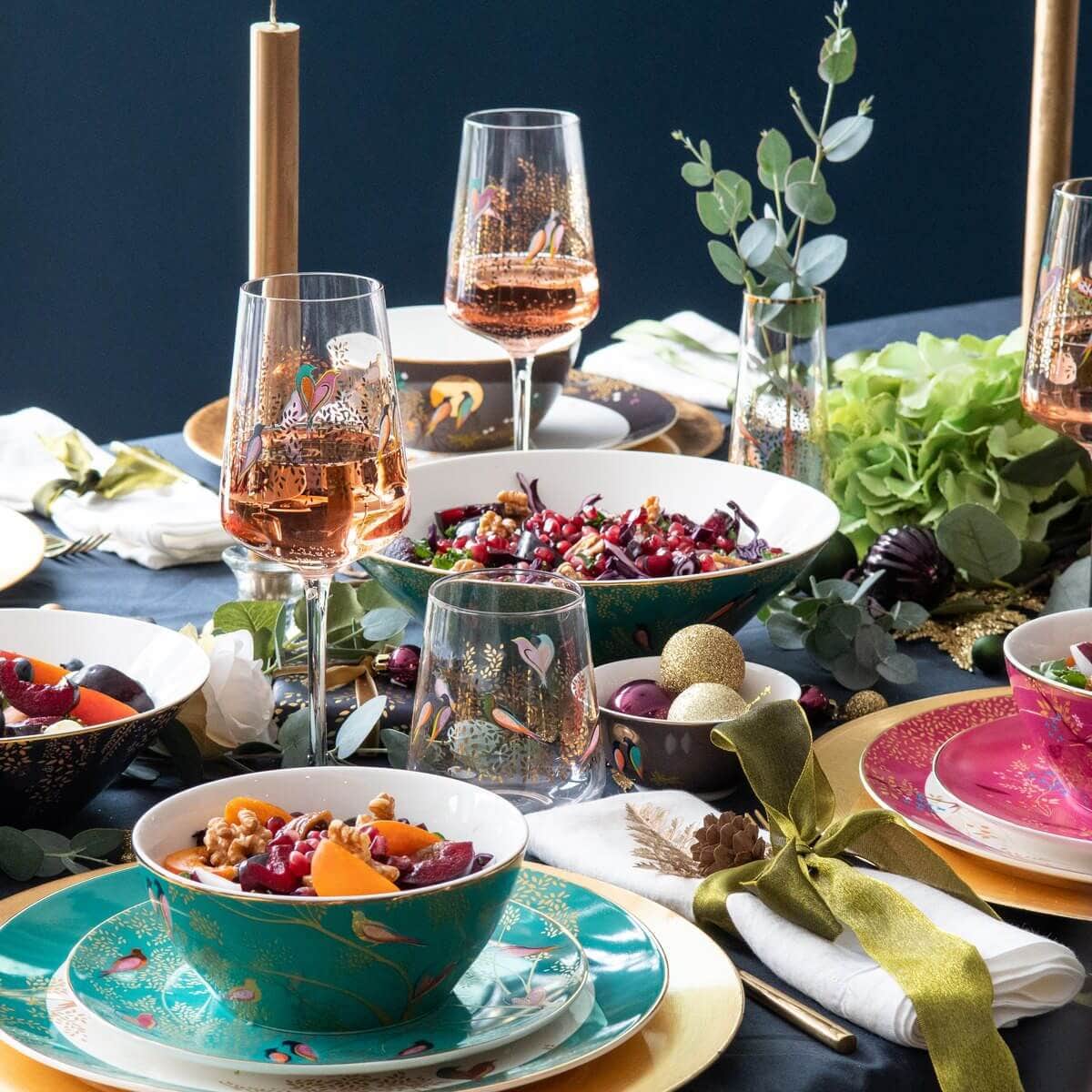 Sara Miller Chelsea Table Runner, Pink