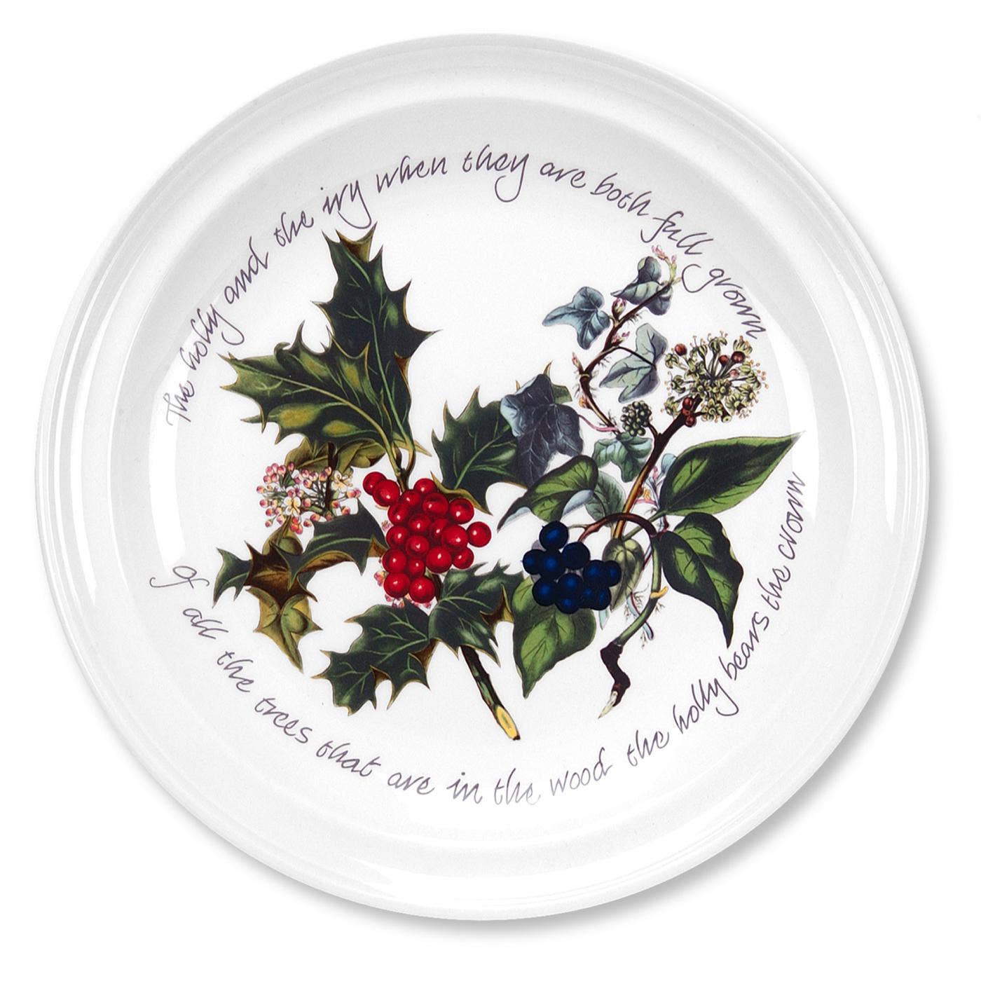 Seconds Portmeirion The Holly and The Ivy Set of 6 10 Inch Plate 