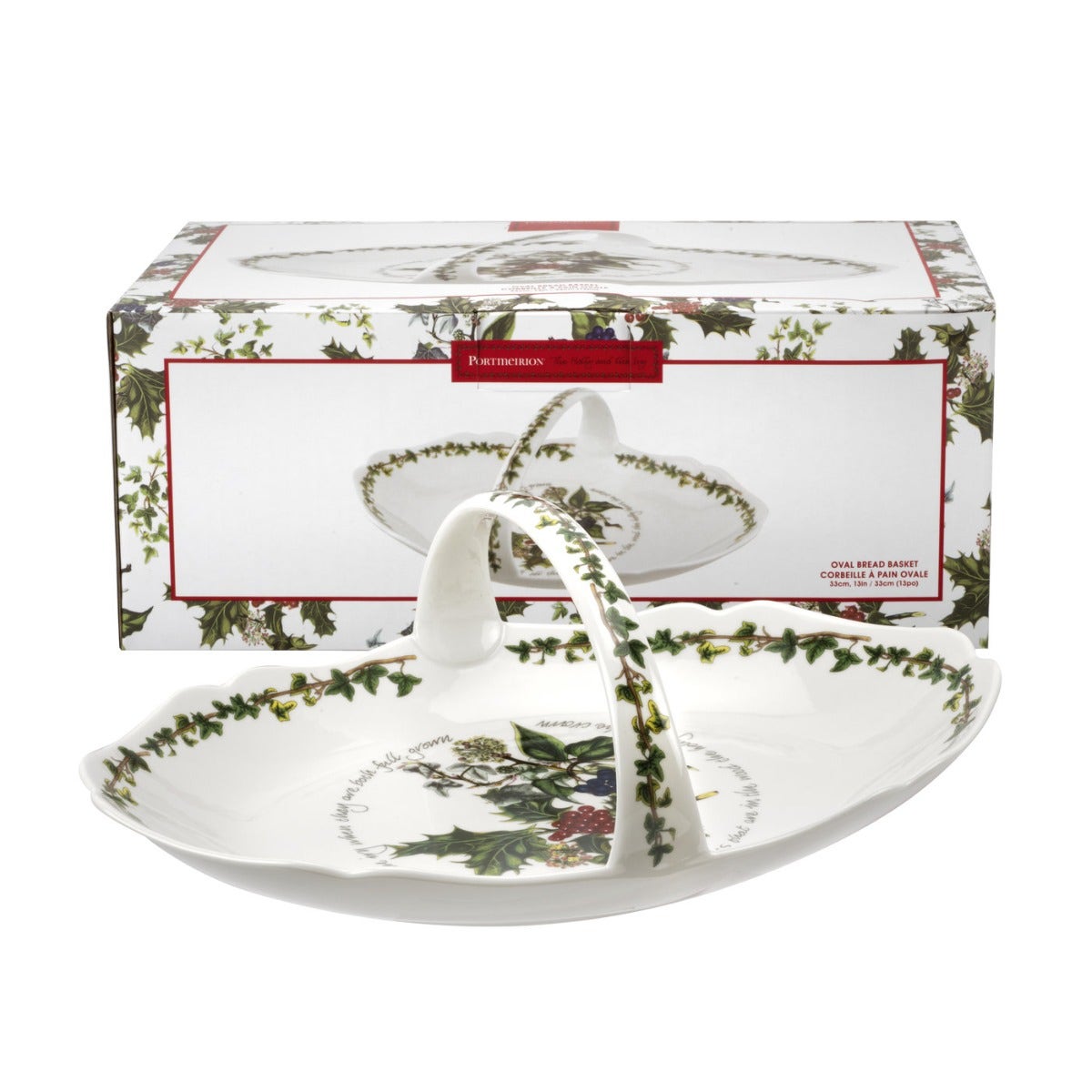 Portmeirion The Holly and the Ivy Oval Bread Basket