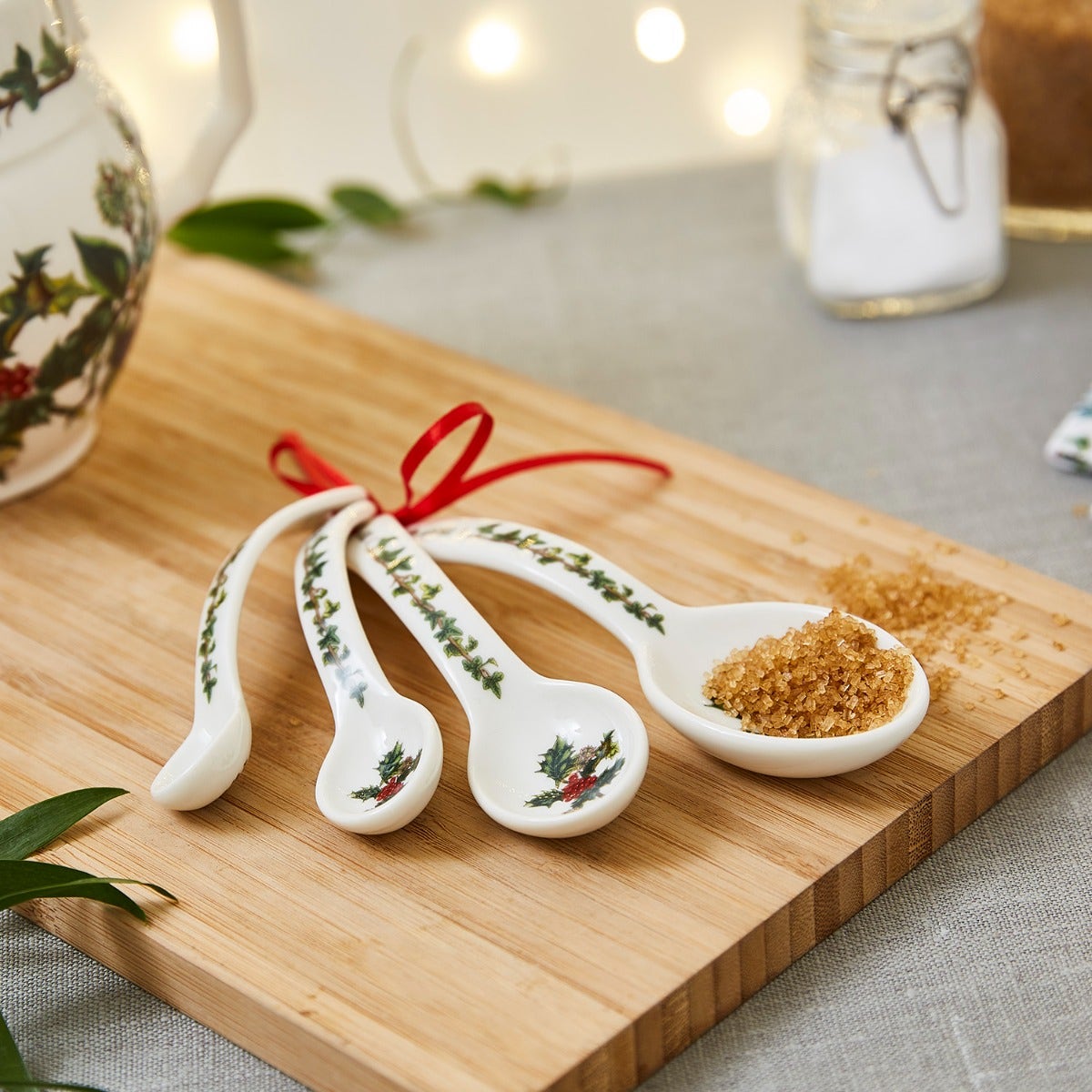 Portmeirion The Holly and the Ivy Measuring Spoons Set of 4