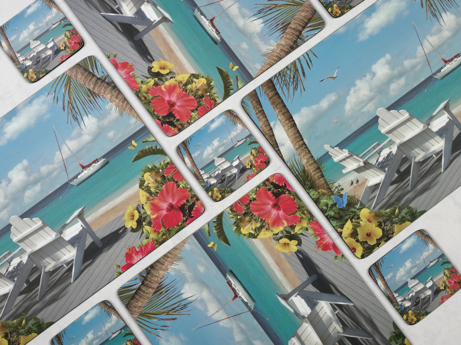 Pimpernel In the Sunshine Coasters set of 6