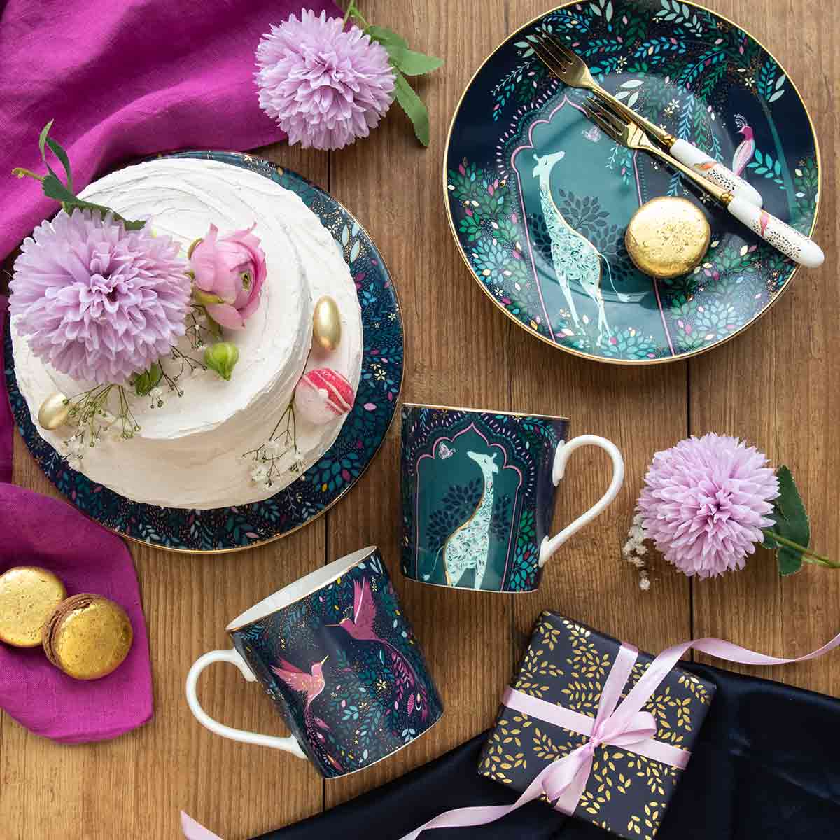 India Mug, Hummingbird Paradise