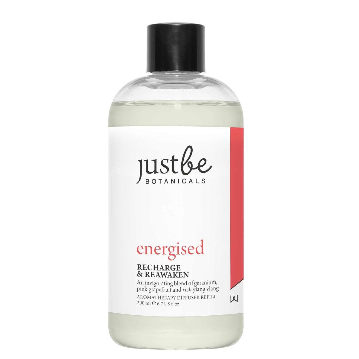 JustBe Botanicals Reed Diffuser Refill - Energised