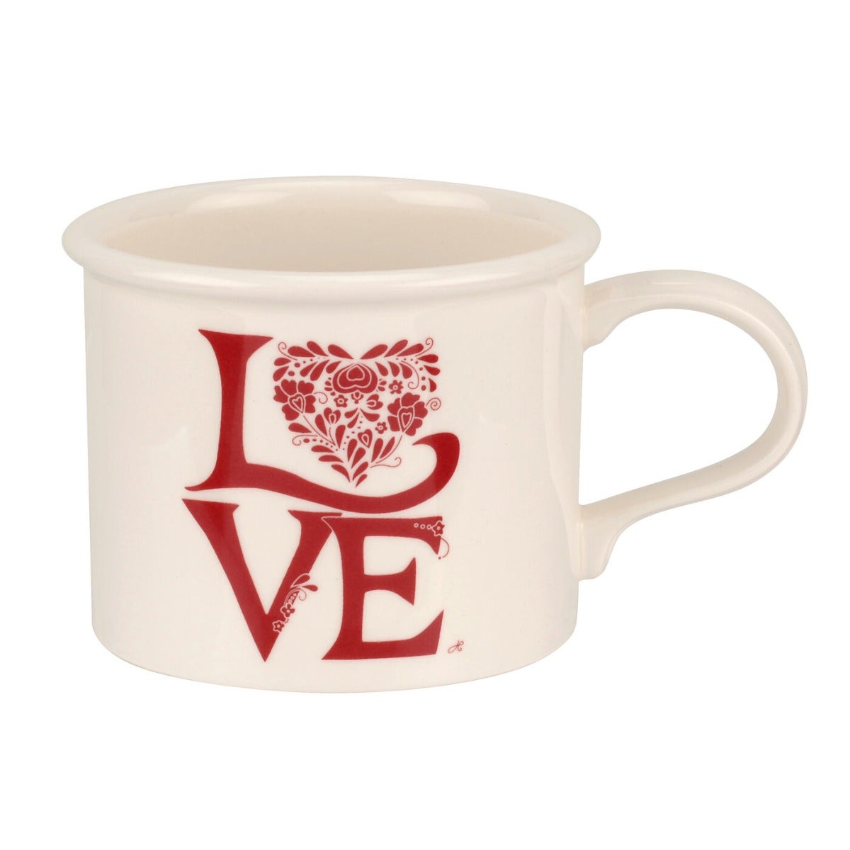 Jan Constantine Red Love Breakfast Cup