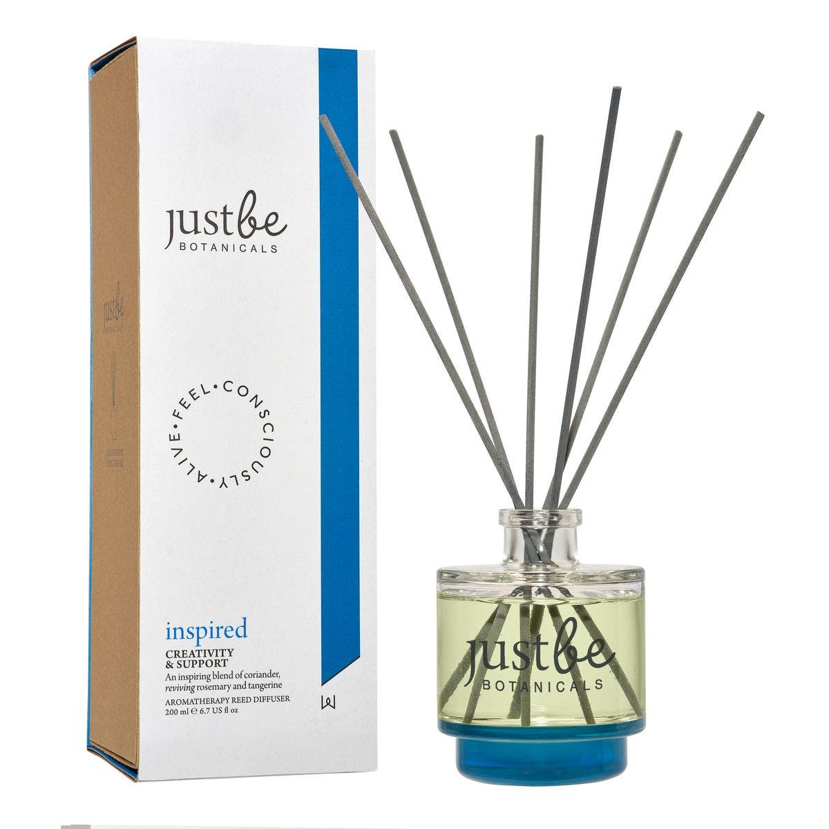 JustBe Botanicals Reed Diffuser - Inspired