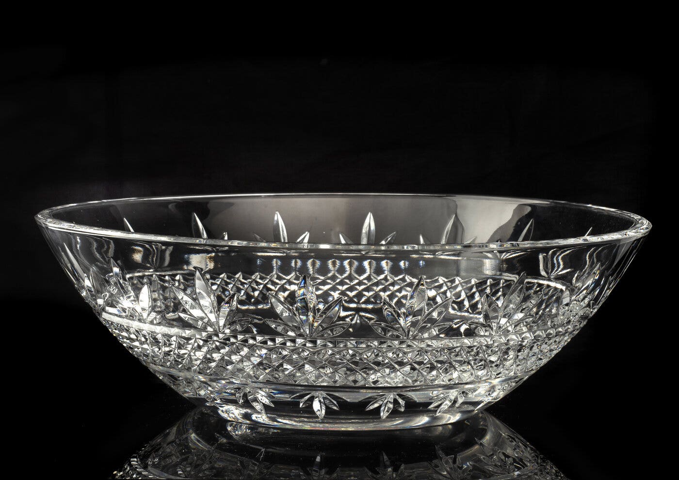 Royal Worcester Lead Crystal Malvern 27cm Bowl