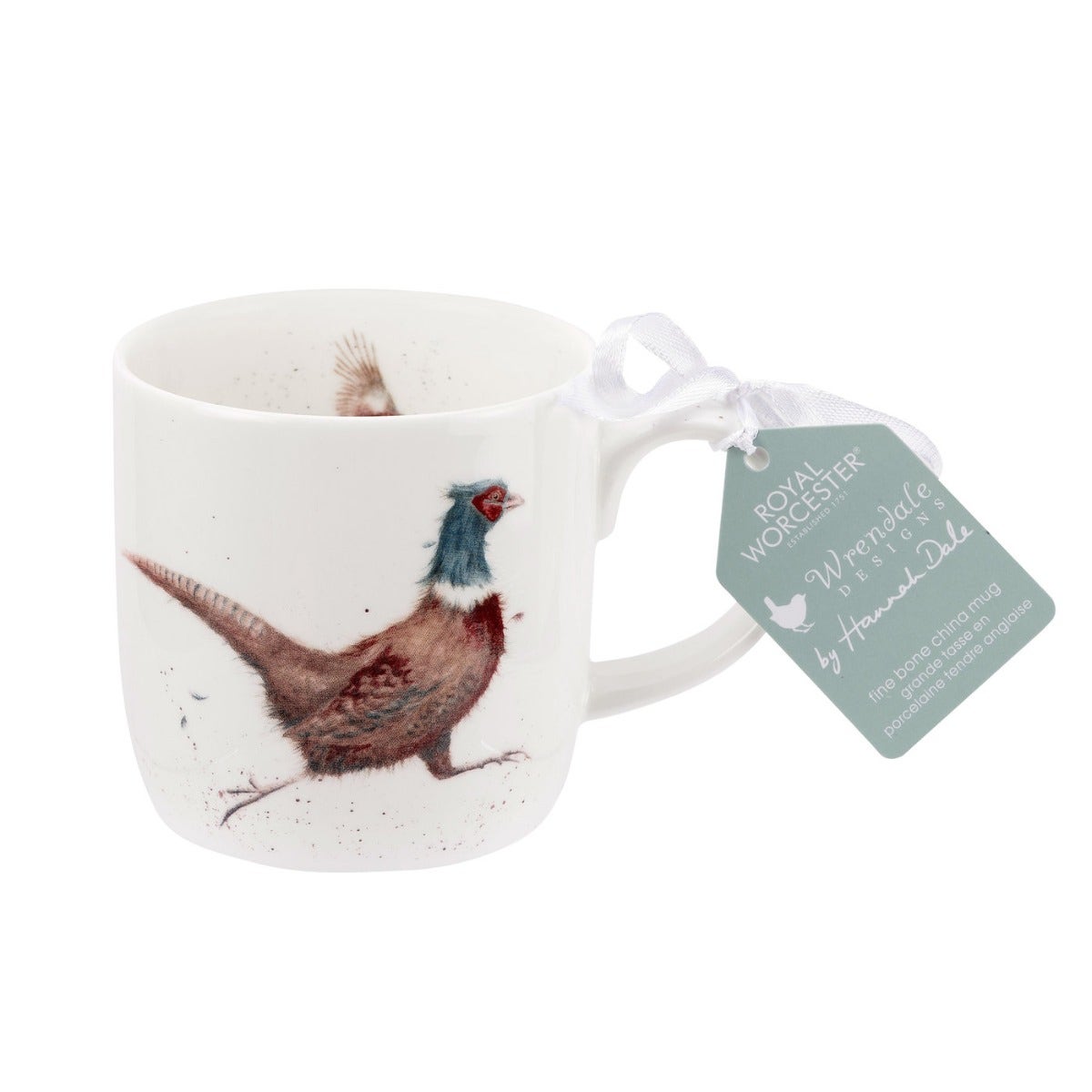 Royal Worcester Wrendale Designs Lord of the Woods Pheasant Fine Bone China Mug