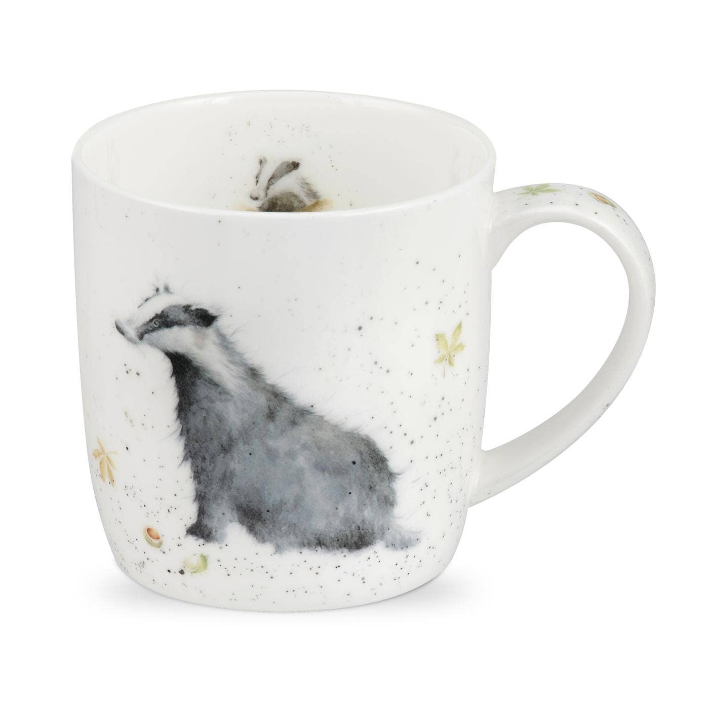 Royal Worcester Wrendale Designs Country Gent Badger Fine Bone China Mug