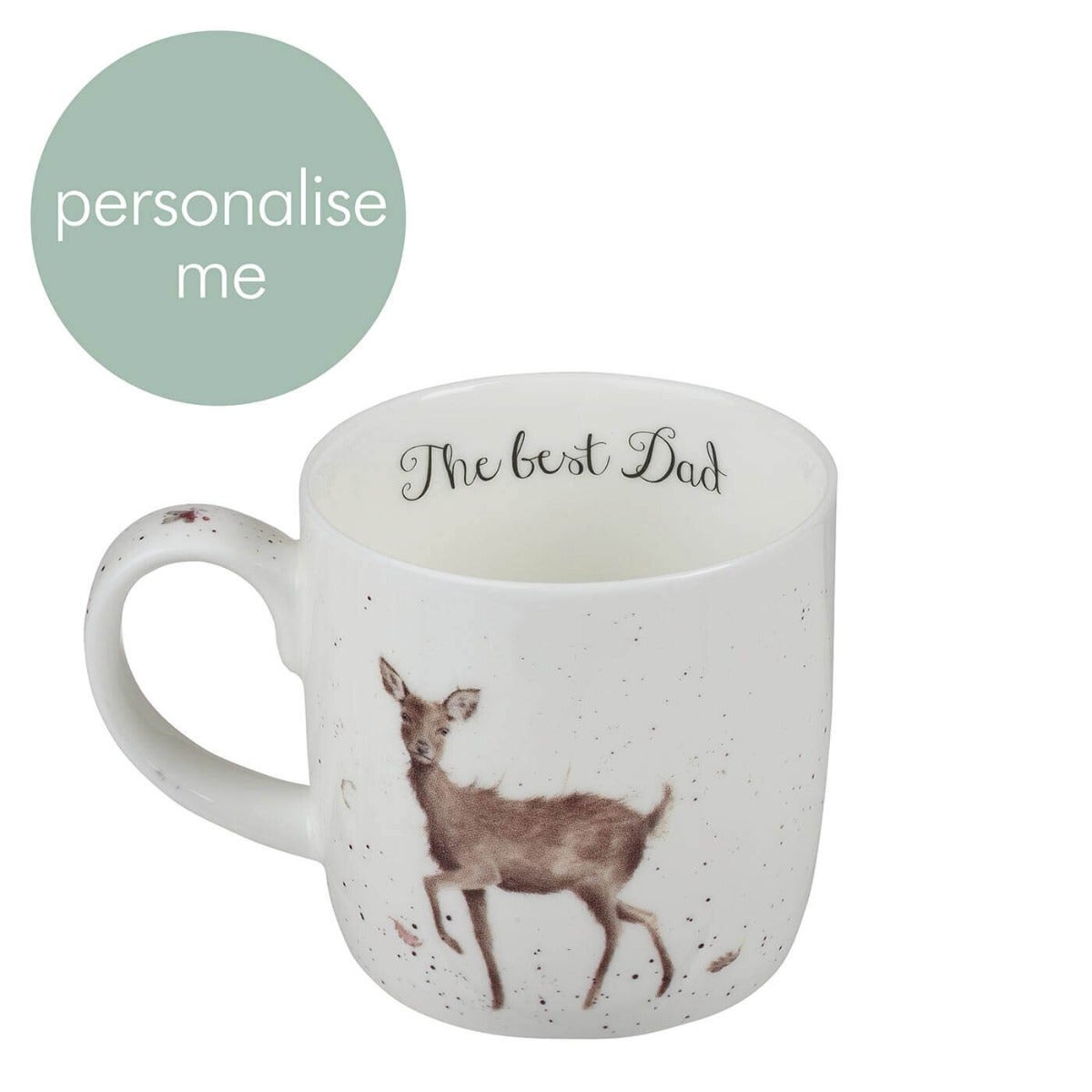 Wrendale Designs Personalised Stag Mug