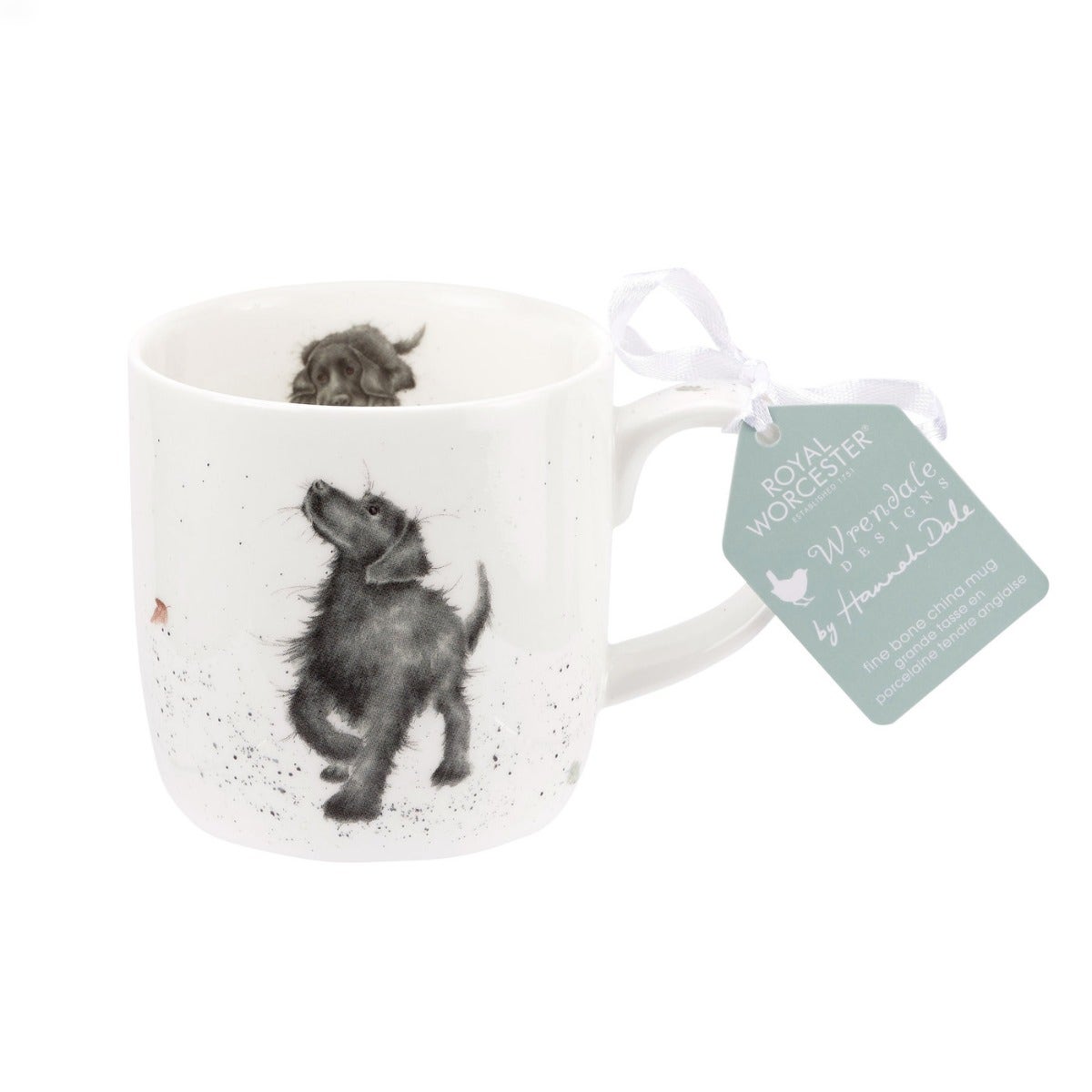 Royal Worcester Wrendale Designs Walkies Labrador Fine Bone China Mug 